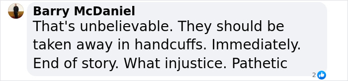 Comment expressing outrage about a woman arrested while trying to reclaim her home from a squatter. Comment expressing outrage about a woman arrested while trying to reclaim her home from a squatter.