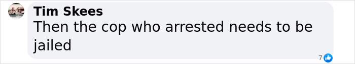 Comment discussing arrest related to home squatter issue. Comment discussing arrest related to home squatter issue.