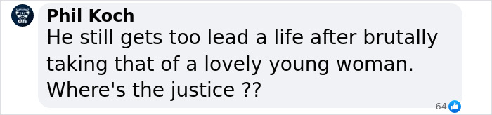 Text message expressing opinion on justice for Reeva Steenkamp's homicide by Oscar Pistorius.