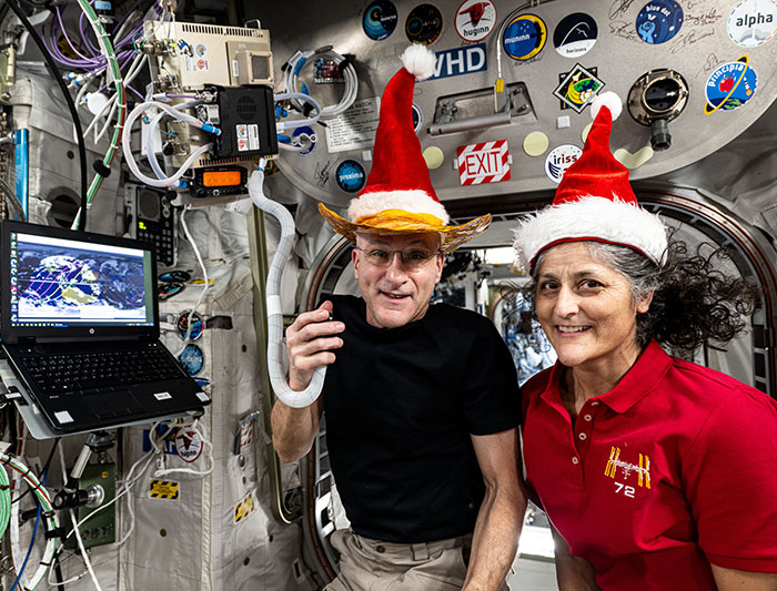 Festive Photo Of Stranded Astronauts Sparks Conspiracy Theories: &ldquo;Something Fishy Is Going On&rdquo;