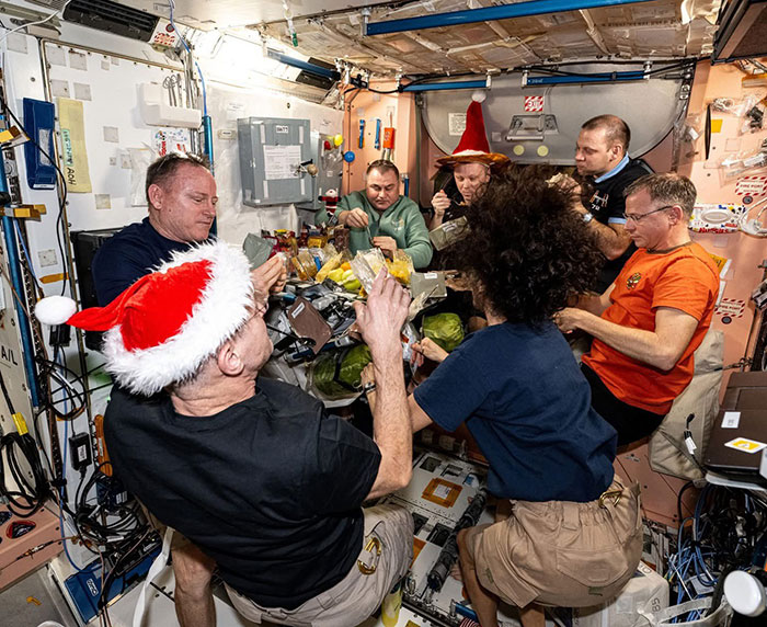 Festive Photo Of Stranded Astronauts Sparks Conspiracy Theories: &ldquo;Something Fishy Is Going On&rdquo;