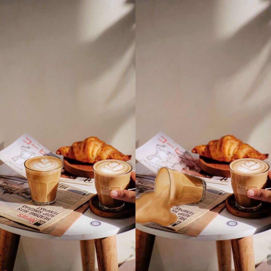 "Coffee : Instagram vs. Reality"