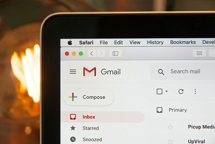 Gmail inbox open in a web browser, representing really messed up moments in email mishaps.