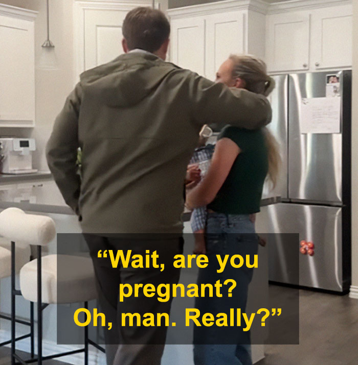 Husband&rsquo;s Reaction To Pregnancy Surprise Has Internet Talking: &ldquo;An Incredibly Hard Watch&rdquo;