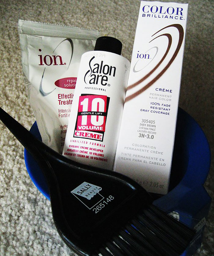 Ion hair color set for a Secret Santa gift.