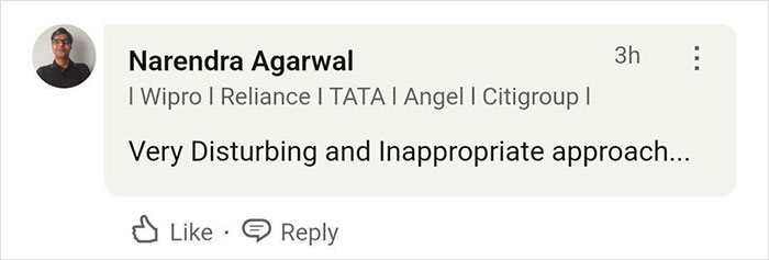 Comment criticizing YesMadam's alleged employee firing shared online.