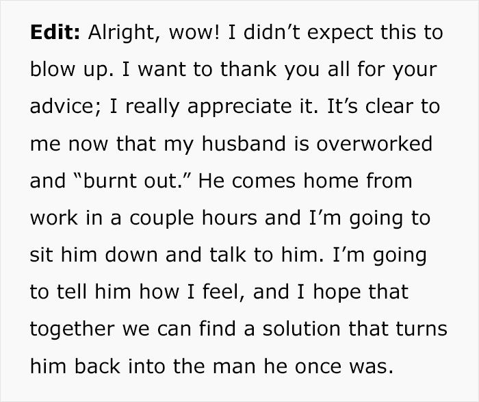 Woman Finally Talks To Husband After Witnessing Him Turning Into A &lsquo;Robot&rsquo;: &ldquo;He Started Crying&rdquo;