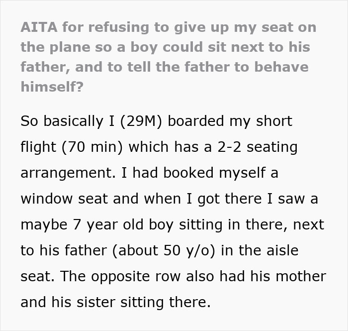 “Behave Yourself”: Man Teaches Dad Manners After He Tried To Sit Next To His Kid “Behave Yourself”: Man Teaches Dad Manners After He Tried To Sit Next To His Kid