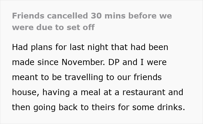 Person Confused About Friends Canceling Plans As They Don’t Believe Their Reason Person Confused About Friends Canceling Plans As They Don’t Believe Their Reason
