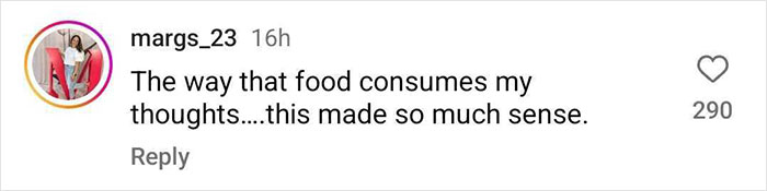 "Comment on social media about mindset on thin people after Ozempic experience. "Comment on social media about mindset on thin people after Ozempic experience.