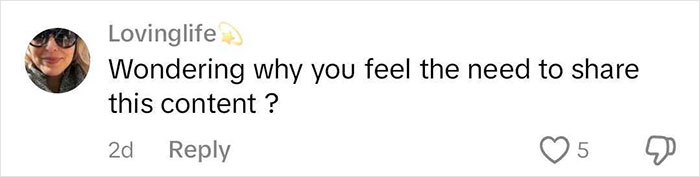 Comment questioning the need to share Blake Lively yearbook photos content, posted by user Lovinglife.