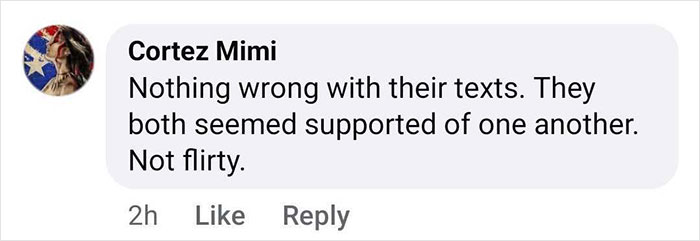 Comment on Blake Lively&rsquo;s texts, stating they seemed supportive and not flirty.