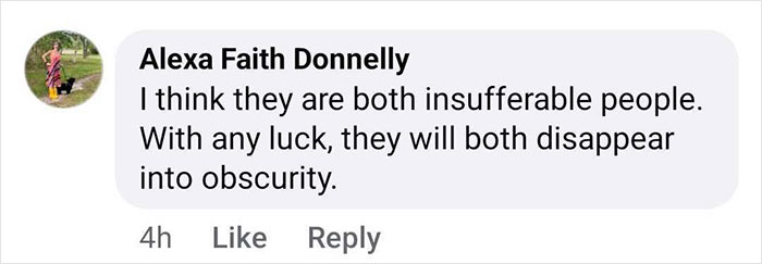 Comment about Blake Lively's "flirty" texts with Justin Baldoni, expressing a negative opinion.