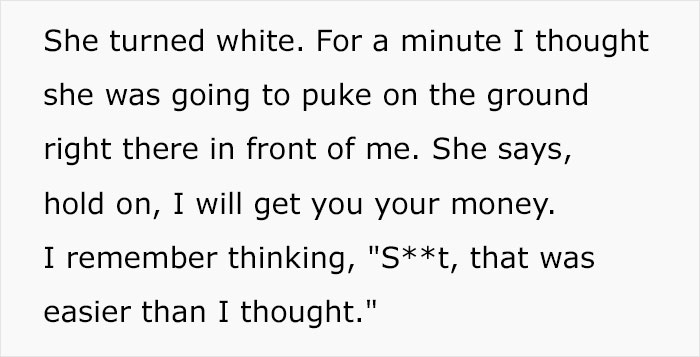 Text about an apartment scam revenge story, with a dialogue conveying unexpected ease in recovering money. Text about an apartment scam revenge story, with a dialogue conveying unexpected ease in recovering money.