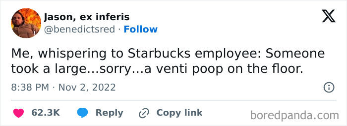 A random hilarious meme about a venti p**p incident at Starbucks.