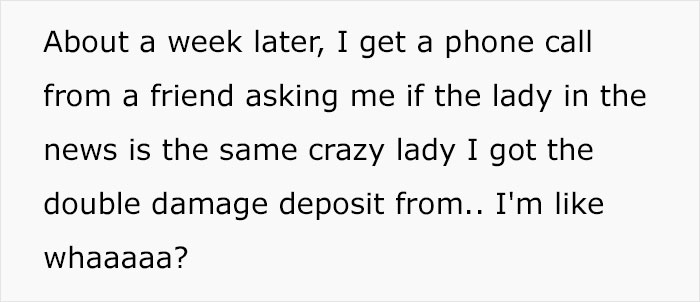 Text reveals a surprising twist in apartment scam, with the victim unintentionally getting revenge. Text reveals a surprising twist in apartment scam, with the victim unintentionally getting revenge.
