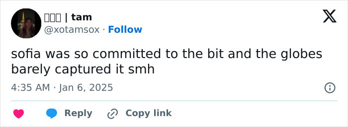 Viewers Stunned By Sof&iacute;a Vergara&rsquo;s Iconic Reaction After Losing Golden Globe To Jodie Foster