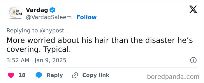 "Narcissist": Anchor Criticized For Pinning Jacket To "Look More Buff" During LA Fire Report "Narcissist": Anchor Criticized For Pinning Jacket To "Look More Buff" During LA Fire Report