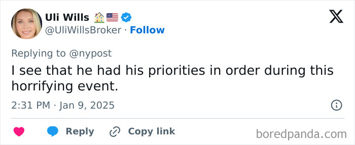 "Narcissist": Anchor Criticized For Pinning Jacket To "Look More Buff" During LA Fire Report "Narcissist": Anchor Criticized For Pinning Jacket To "Look More Buff" During LA Fire Report