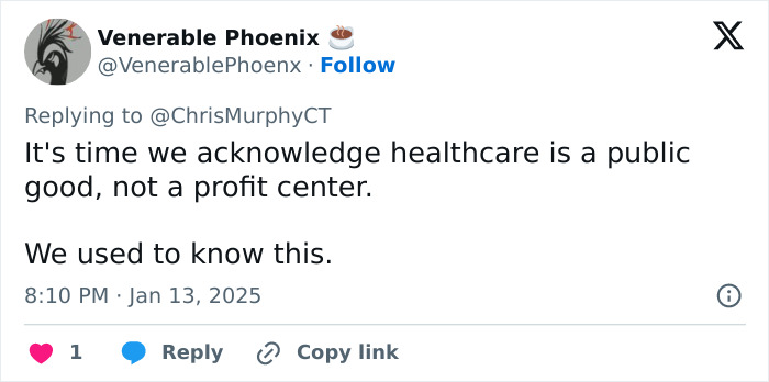 Tweet discussing Prospect Medical's financial issues and healthcare priorities.
