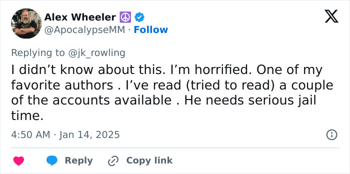 "I'm Horrified": People React To Neil Gaiman's Abuse Allegations As J.K. Rowling Speaks Out "I'm Horrified": People React To Neil Gaiman's Abuse Allegations As J.K. Rowling Speaks Out
