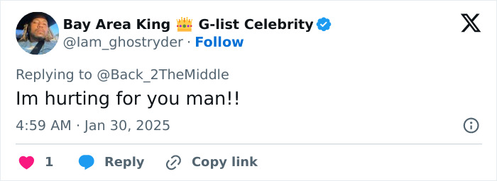 Tweet expressing sympathy related to the American Airlines plane crash in DC.