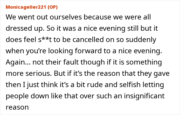 Person Confused About Friends Canceling Plans As They Don’t Believe Their Reason Person Confused About Friends Canceling Plans As They Don’t Believe Their Reason