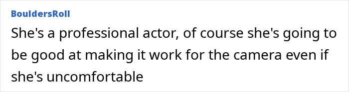 Intimacy coordinator opinion shared about acting professional's camera comfort despite unease. Intimacy coordinator opinion shared about acting professional's camera comfort despite unease.
