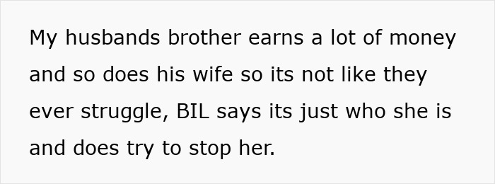 SIL Refuses To Spend A Dime, Thinks Everyone Else’s Stuff Is Up For Grabs, And Keeps Claiming Everything SIL Refuses To Spend A Dime, Thinks Everyone Else’s Stuff Is Up For Grabs, And Keeps Claiming Everything