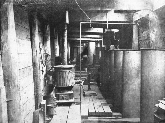 Early industrial machinery setup in a historical factory, showcasing inventions ahead of their time.