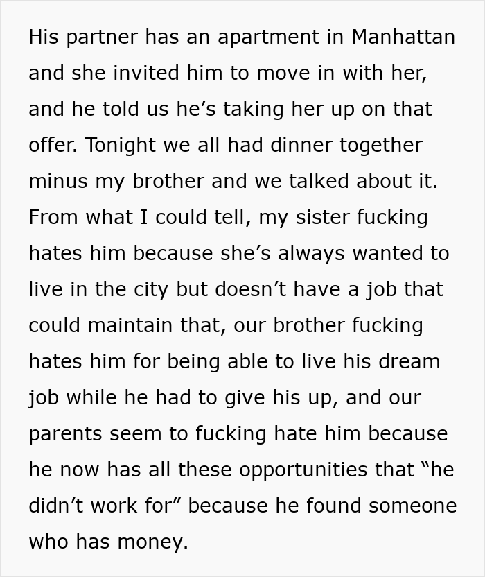 &ldquo;Black Sheep&rdquo; Of The Family Has The Best Life Because Of His GF, Siblings And Parents Resent Him