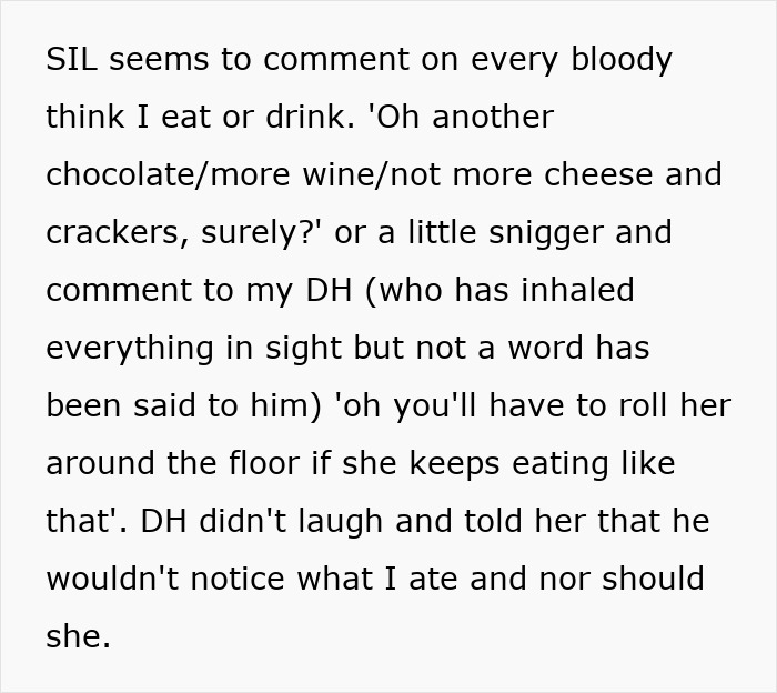 SIL Can’t Stop Making Remarks About Woman’s Eating Habits, Embarrassed When Nephew Confronts Her SIL Can’t Stop Making Remarks About Woman’s Eating Habits, Embarrassed When Nephew Confronts Her