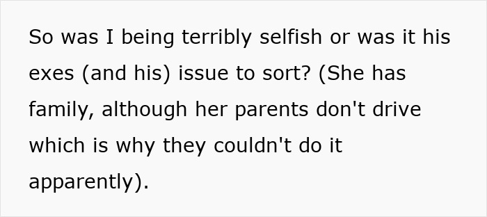 “Selfish Or Not?”: Woman Refuses To Cancel Her Plans To Help Husband’s Ex Take Care Of Her Son “Selfish Or Not?”: Woman Refuses To Cancel Her Plans To Help Husband’s Ex Take Care Of Her Son
