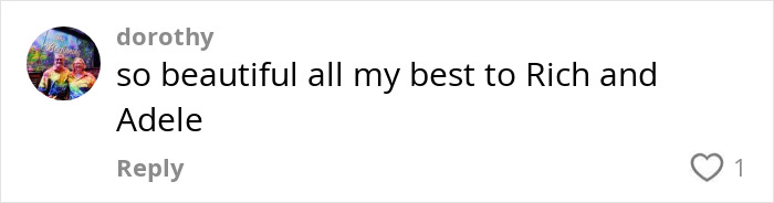 Comment speculating about Adele's possible pregnancy, expressing well wishes to Adele and Rich Paul. Comment speculating about Adele's possible pregnancy, expressing well wishes to Adele and Rich Paul.