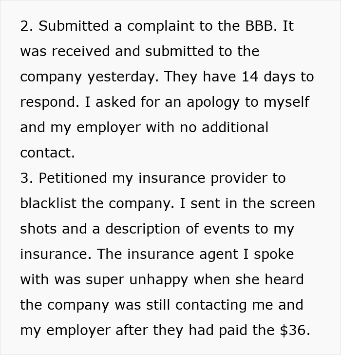 Text describing complaints submitted against a towing company. Text describing complaints submitted against a towing company.