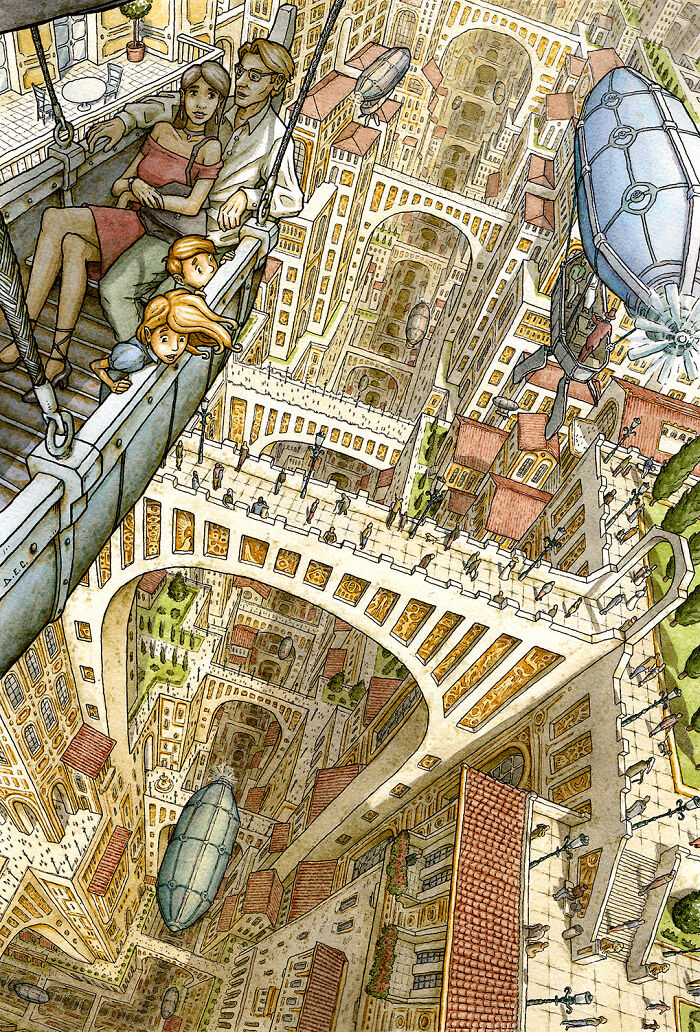 My Latest Artwork. Ink And Watercolors