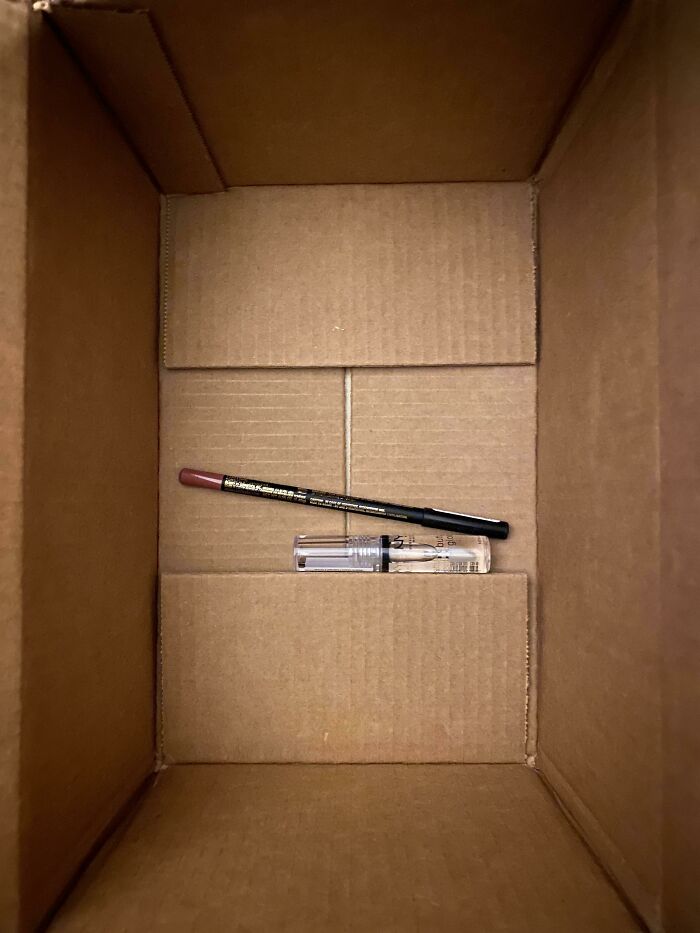 This Huge Box That Target Shipped My 2 Small Items In Instead Of Using A Paper Bag