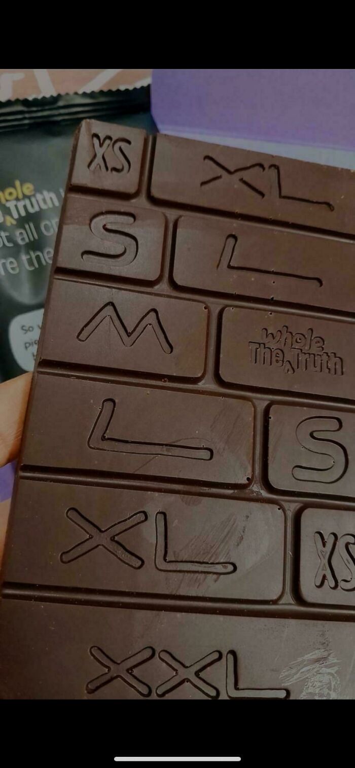 Surely These Uncustomisable Chocolate Squares Belong Here?