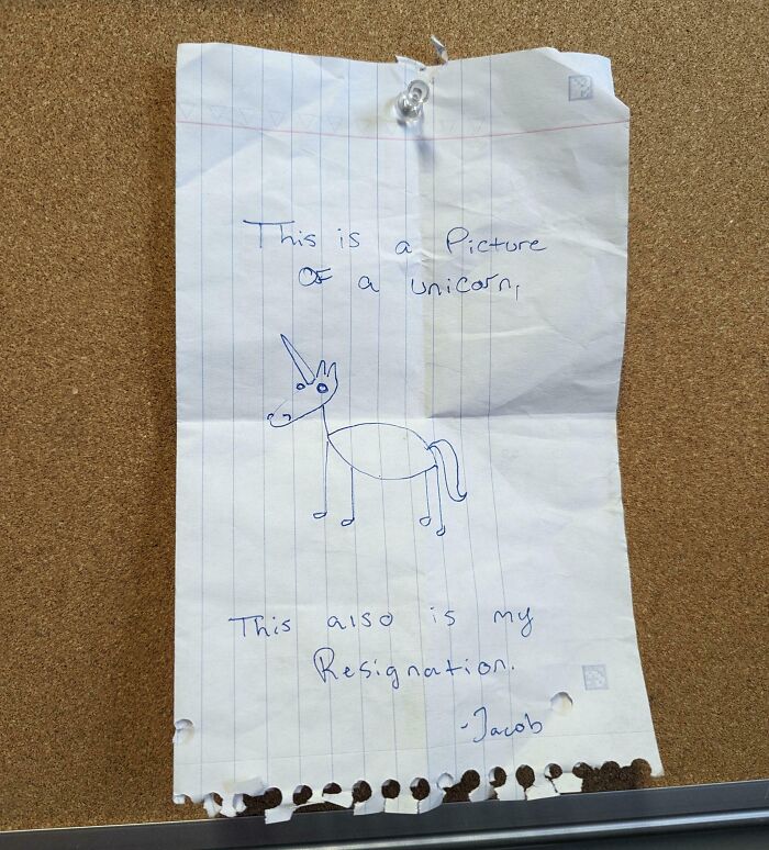 Carta de renuncia de alguien de la Generación Z