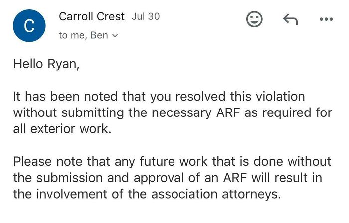 Hoa Threatens Lawyers Over Bush