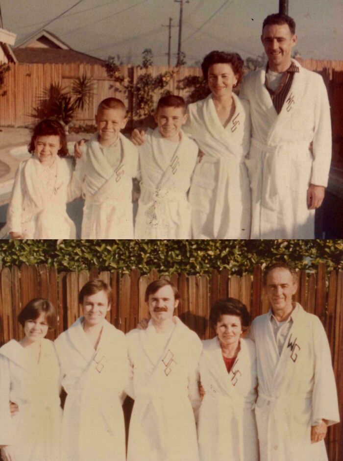 My Family On Christmas Morning 1959 And 1979