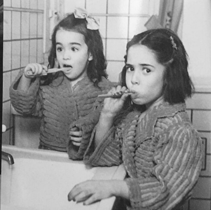 My Grandma And Great Aunt As Little Girls (1940s Or Late 1930s)