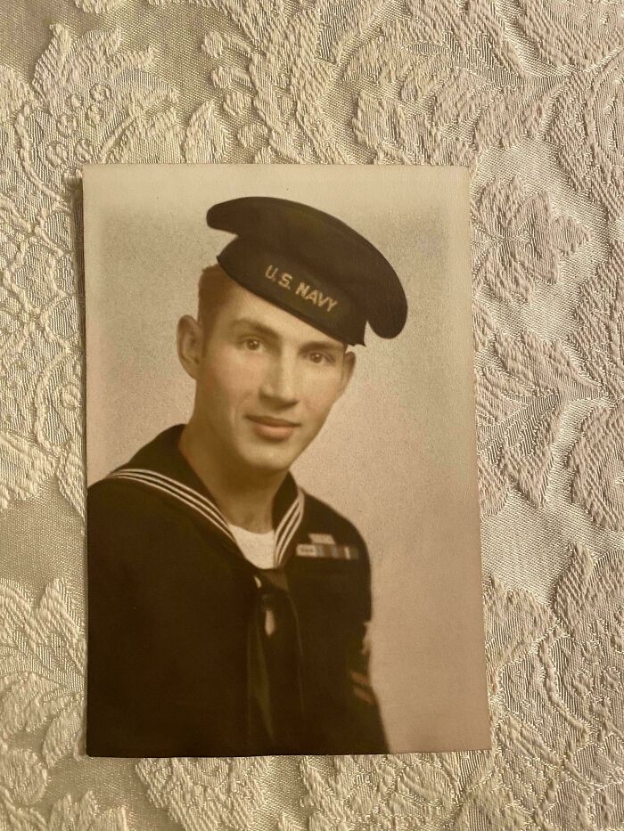 We Laid My Grandpa To Rest This Week At The Age Of 101. This Is One Of My Favorite Photos Of Him From His Time In The Navy