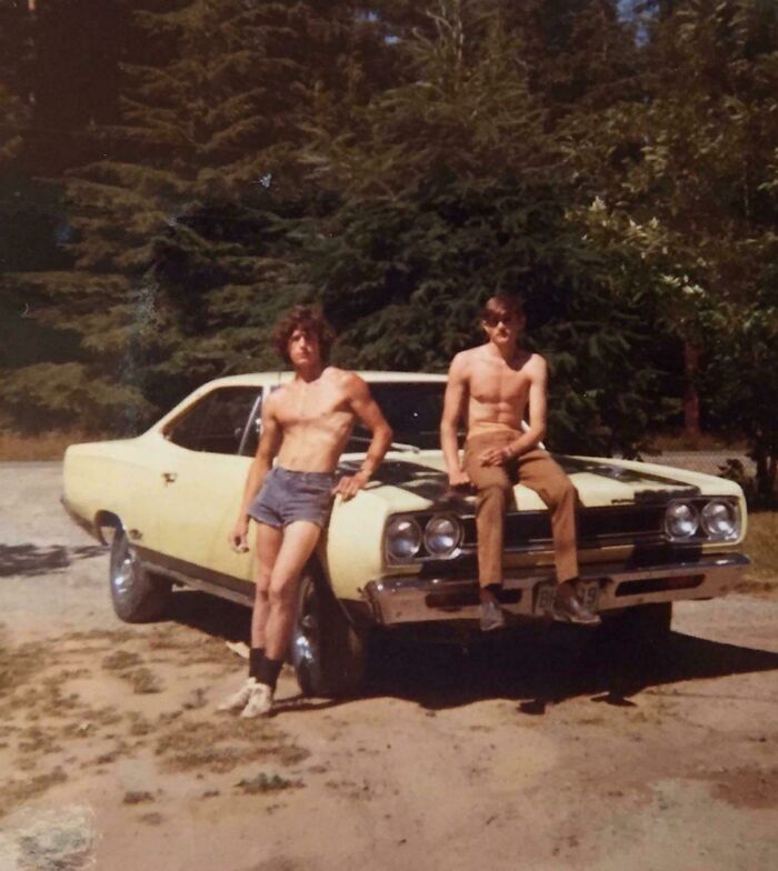 My Dad And His Best Friend. We Think The Picture Was Taken In 1972