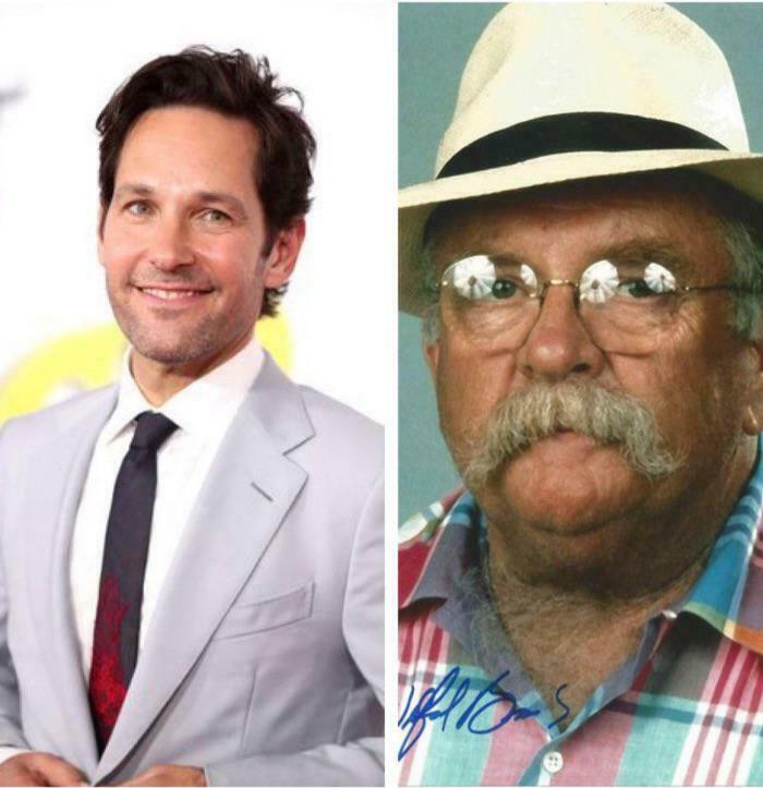 Two men side by side; one in a suit and the other in a plaid shirt and hat, showcasing fascinating differences.