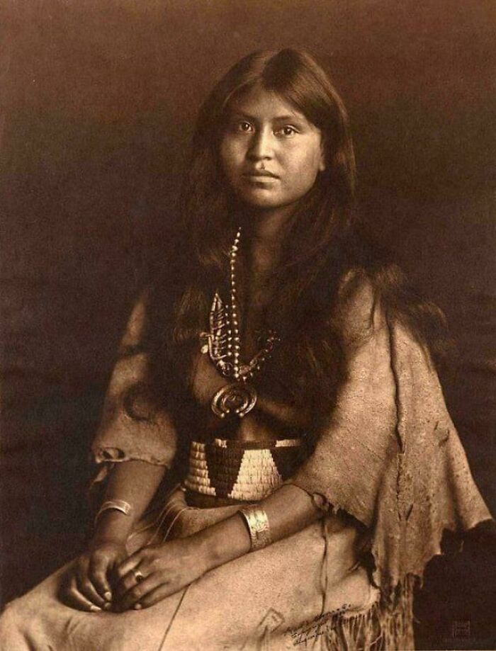 Lotta Atsye, The Chief’s Daughter Of The Laguna Pueblo, 1904