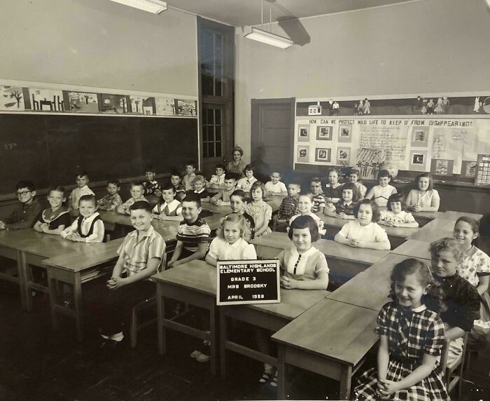 My Third Grade Class. 1958