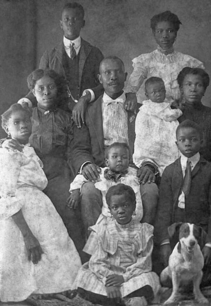 Portrait Of A Family. Florida, Circa 1900
