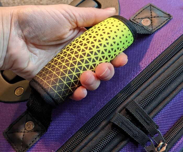 Spot Your Bags Easily Through The Airport Chaos With Colorful Luggage Handle Wraps That Not Only Add A Pop Of Personal Style To Your Luggage, But Make It Easy To Tell Your Bag Apart From All The Others On The Carousel