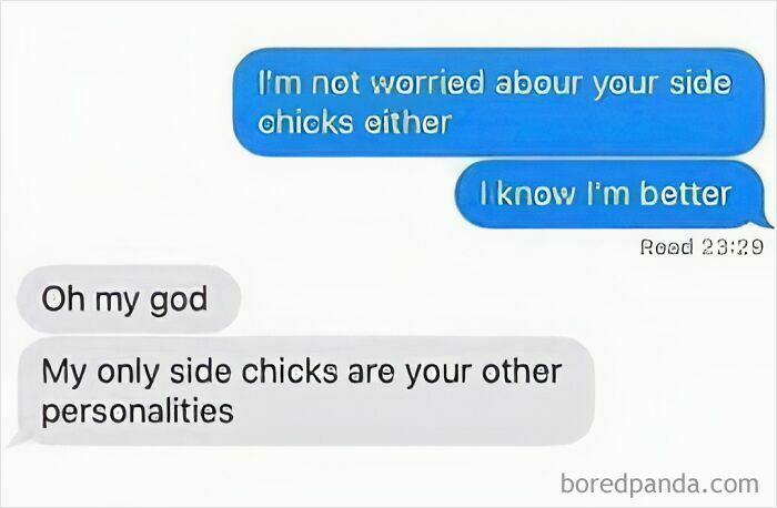 Text message exchange meme humorously capturing modern dating challenges.